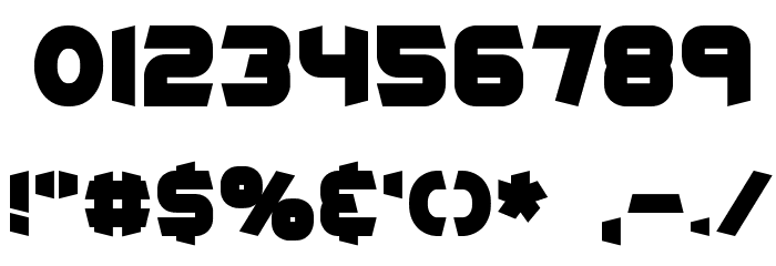Kickflip BRK Font OTHER CHARS