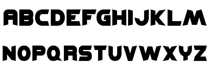 Kickflip BRK Font LOWERCASE