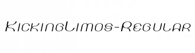 KickingLimos-Regular  Скачать бесплатные шрифты