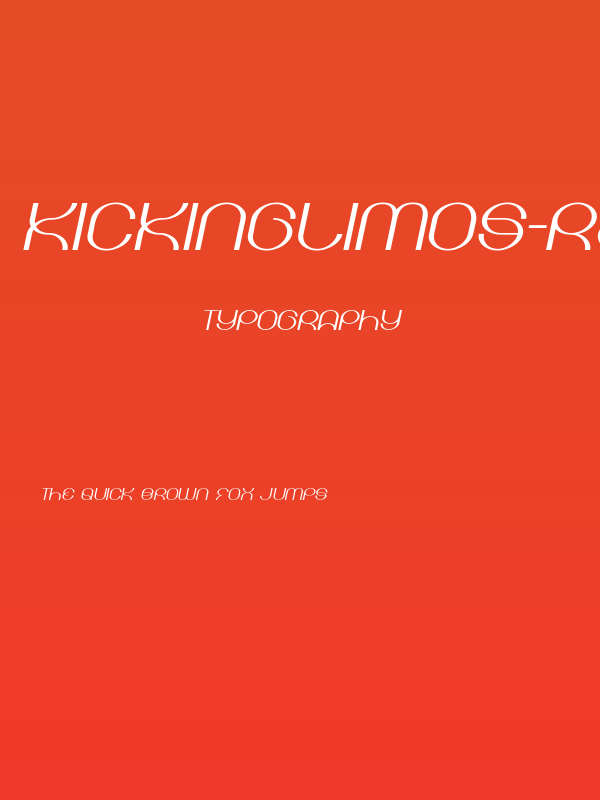 KickingLimos-Regular Poster