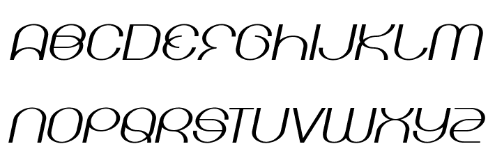KickingLimos-Regular Font LOWERCASE