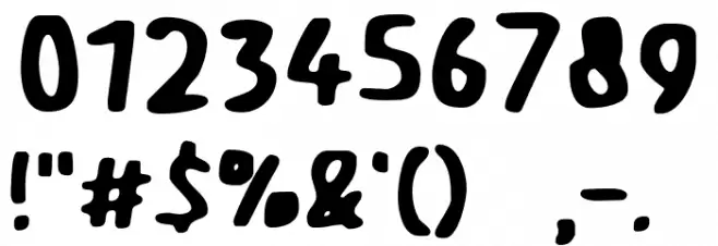 Kickout Font OTHER CHARS