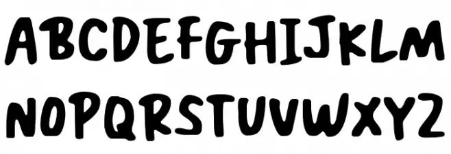 Kickout Font LOWERCASE