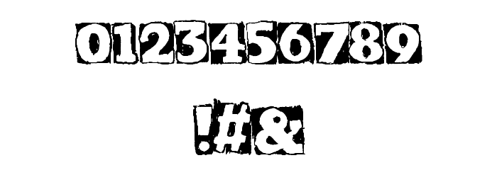 Kickstop Font OTHER CHARS