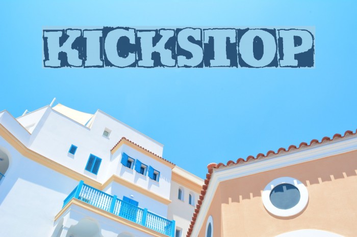 Kickstop Font examples