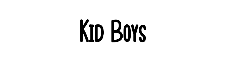 Kid Boys Font