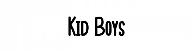 Kid Boys  font caratteri gratis
