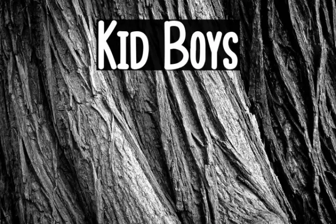 Kid Boys Font examples
