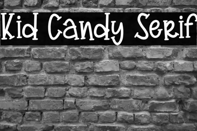 Kid Candy Serif Font examples