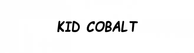 Kid Cobalt  フリーフォントのダウンロード