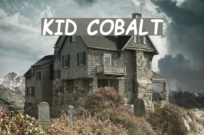 Kid Cobalt Font examples