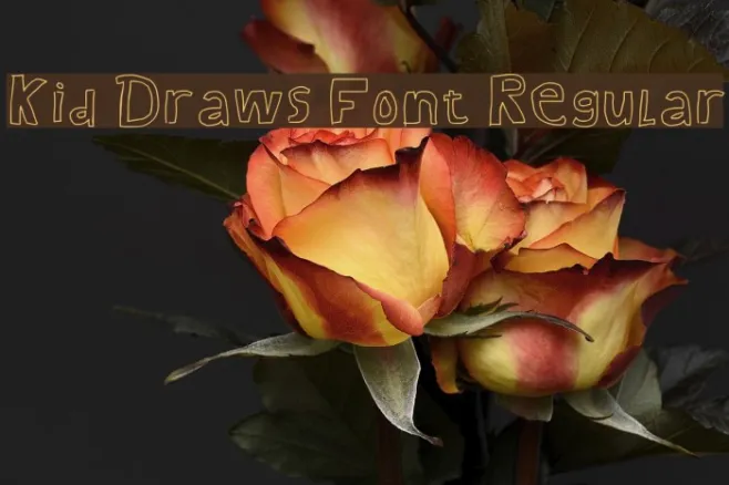 Kid Draws Font Regular Example 1