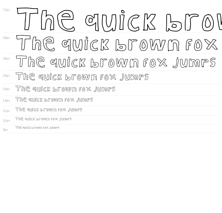 Kid Draws Font Regular Waterfall