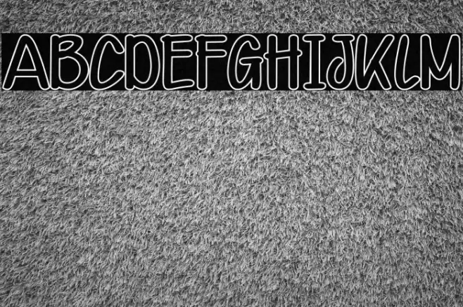 Kid Knowledges 1 outline Font examples