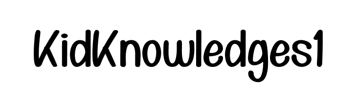 Kid Knowledges 1 Font