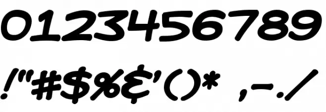 Kid Kosmic Bold Font OTHER CHARS