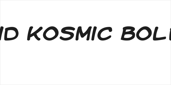 Kid Kosmic Bold Logo