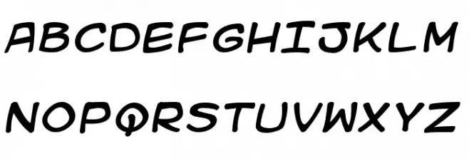 Kid Kosmic Italic Fonte MAIÚSCULAS