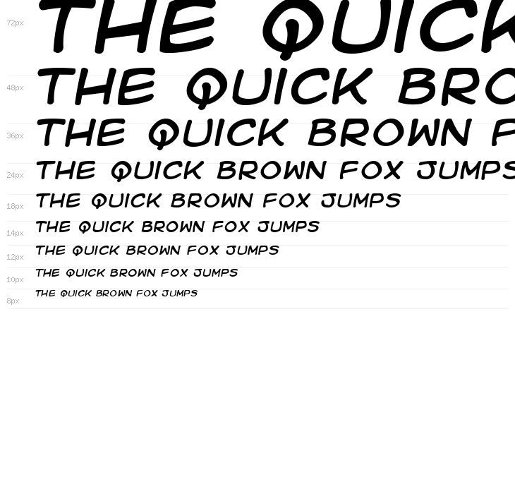 Kid Kosmic Italic Waterfall