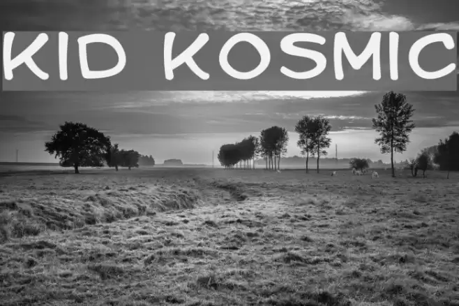 Kid Kosmic Font examples