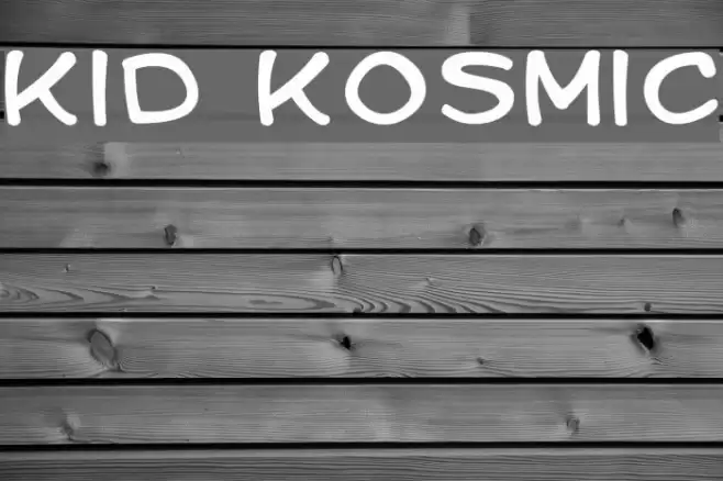 Kid Kosmic Font examples