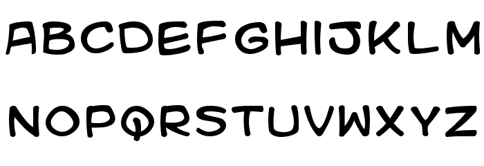 Kid Kosmic Font LOWERCASE