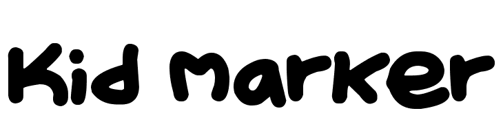 Kid Marker  Frei Schriftart Herunterladen