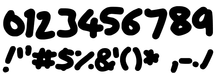 Kid Marker Font OTHER CHARS