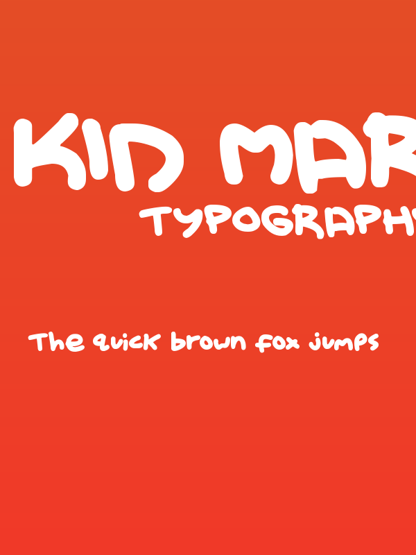 Kid Marker Poster