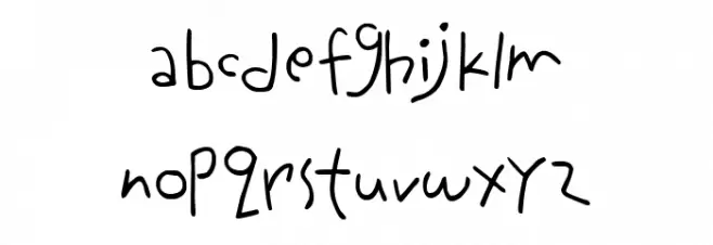Kid Playon 字体 小写