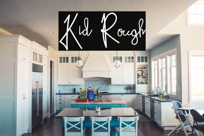 Kid Rough Font examples