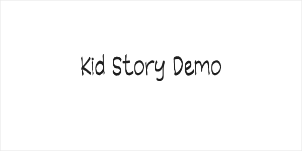 Kid Story Demo Logo