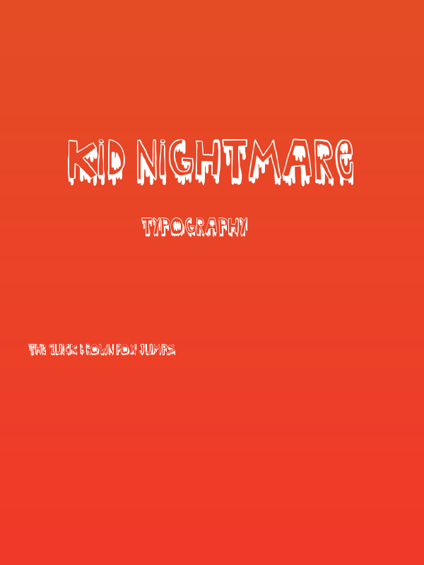 Kid nightmare Poster