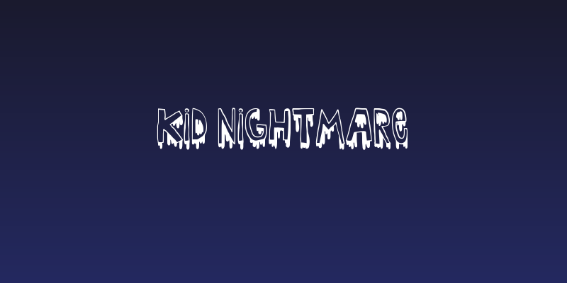 Kid nightmare Social Header