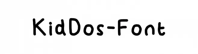 KidDos-Font  免费字体下载