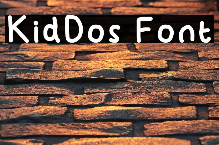KidDos Font Example 1