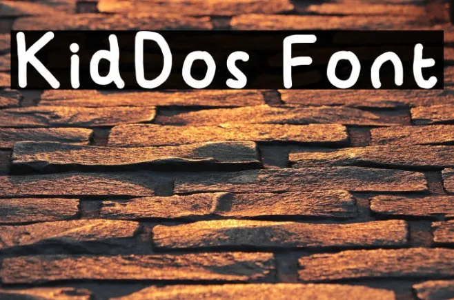 KidDos Font Example 1