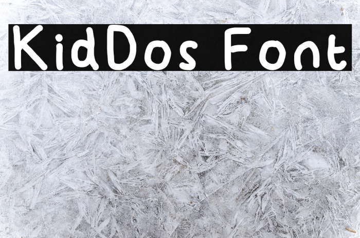 KidDos Font Example 2