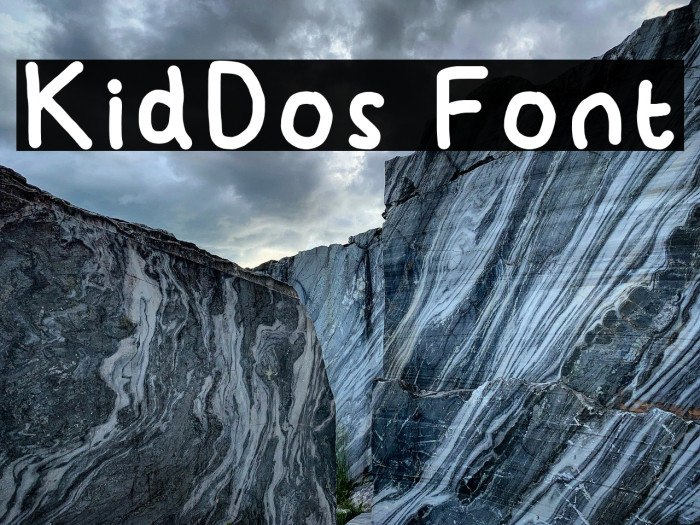 KidDos Font Example 3
