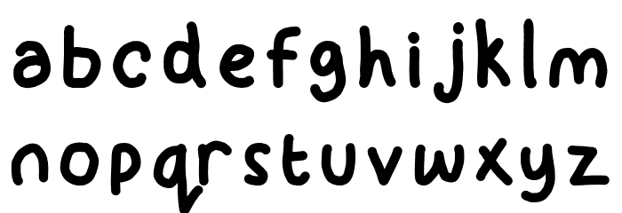 KidDos-Font Font LOWERCASE