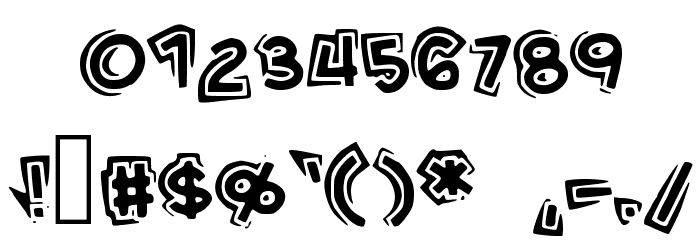 KidFromHell Font OTHER CHARS