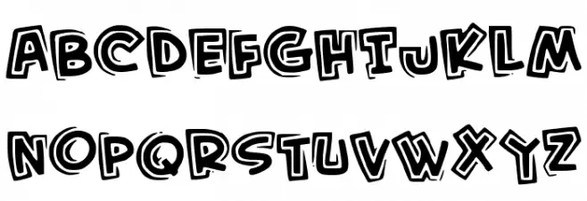 KidFromHell Schriftart Groß