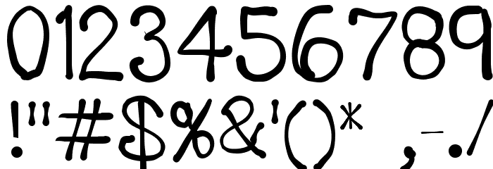 KidPixels Font OTHER CHARS
