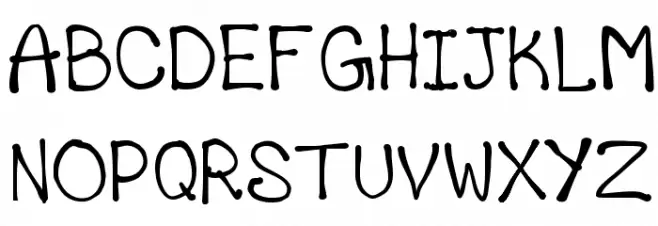 KidPixels Schriftart Groß