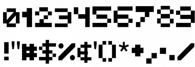 KidPixies New Font OTHER CHARS