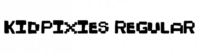KidPixies Regular  免费字体下载