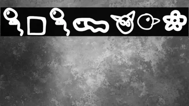 KidPixymbols Font examples