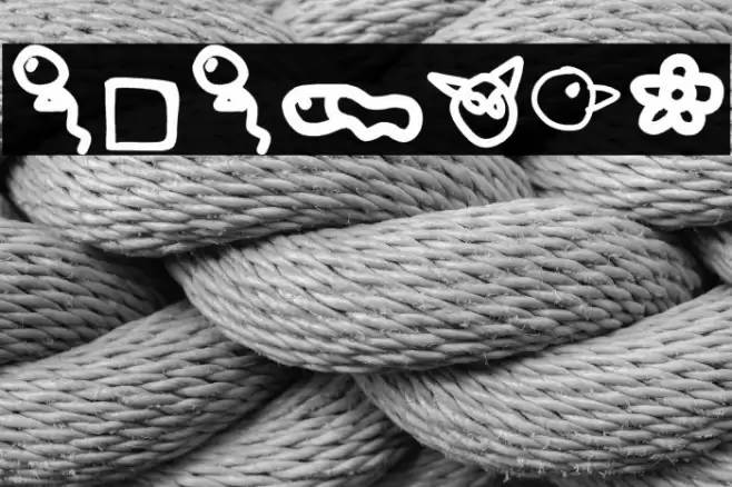 KidPixymbols Font examples