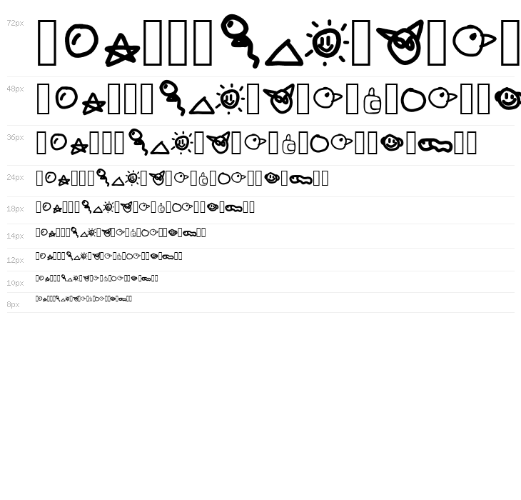 KidPixymbols Waterfall