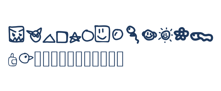 KidPixymbols Lowercase